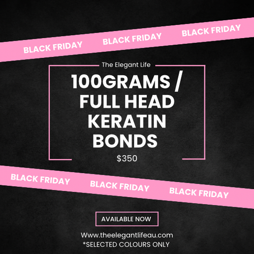 Full head of keratin bonds - selected colours only
